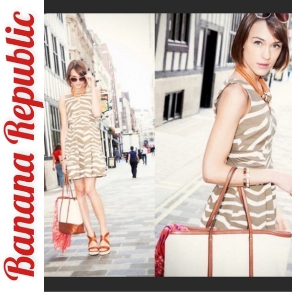 BANANA REPUBLIC x ISSA LONDON Animal Print Dress, Size 6 - Picture 3 of 12